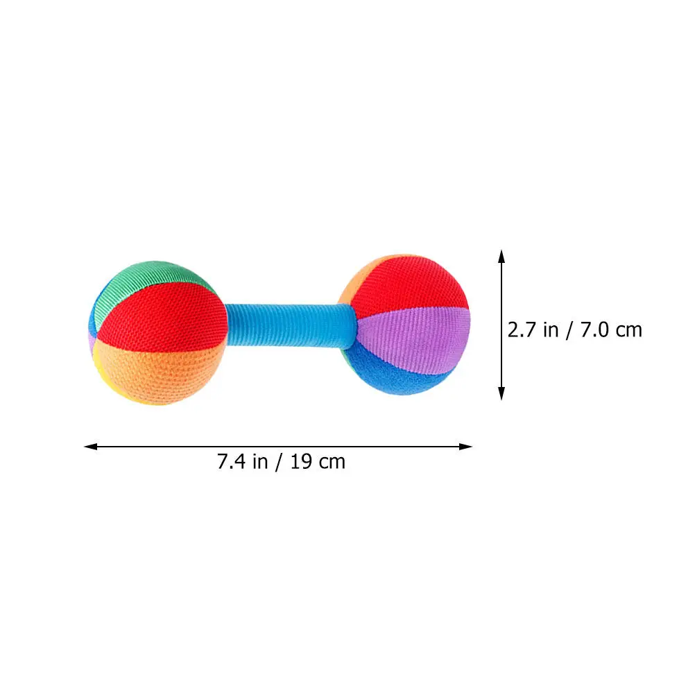 Baby Grip Dumbbell Training Infant Shaking Soothing Development Plaything Small Lightweight Portable Grip Game