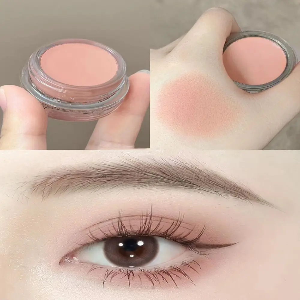 Matowy kremowy cień do powiek Smoky Purple Nawilżający cień do powiek w konsystencji puree ziemniaczanej Nie smarujący się, mocno nakładany kremowy korektor do oczu w jednolitym kolorze dla kobiet