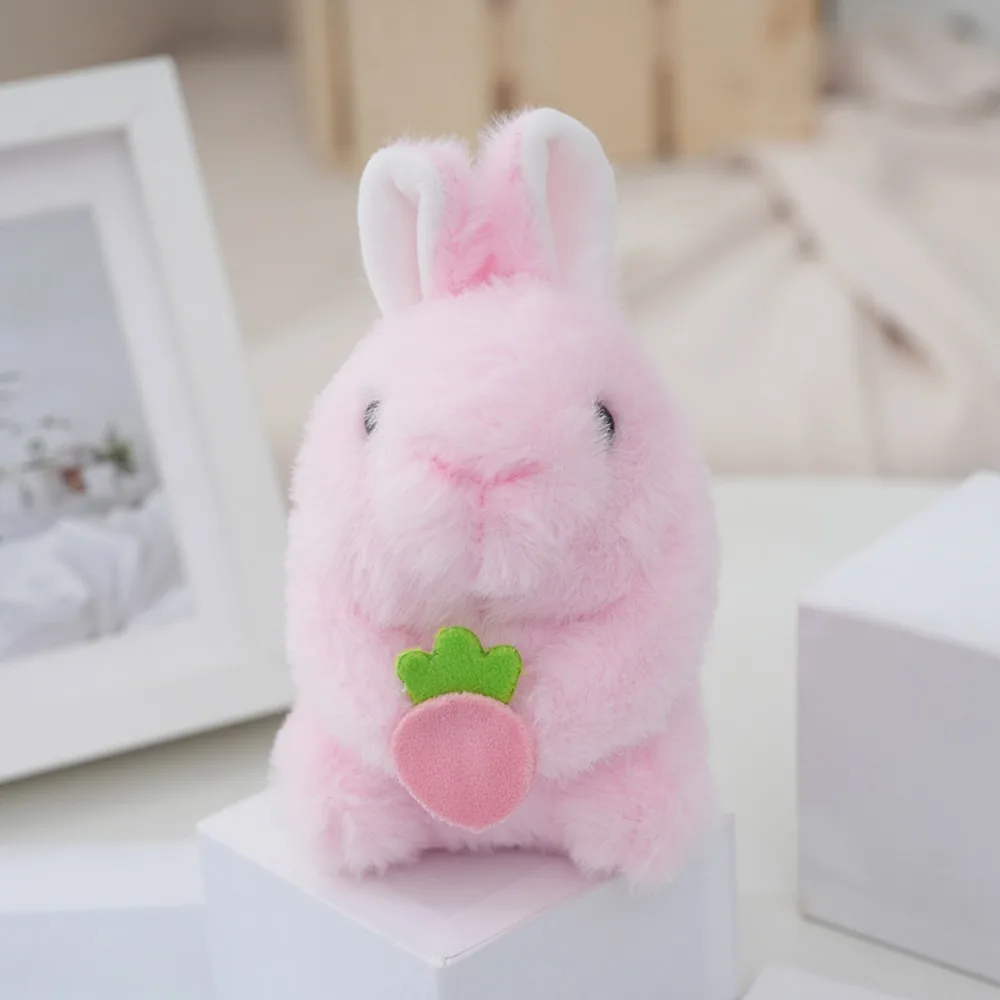 

Stuffed Animals Rabbit Plush Keychain Anime Doll Fluffy Rabbit Plush Pendant PP Cotton Soft Rabbit Plush Keyring