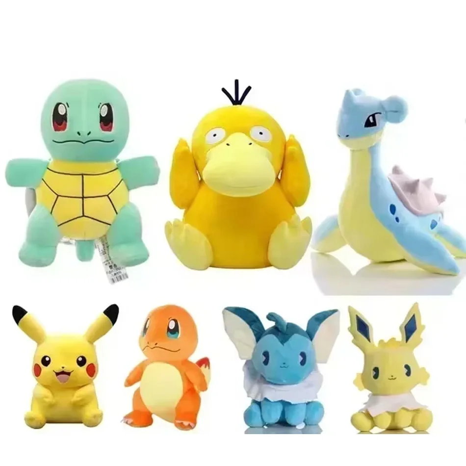 20CM Pokemon Plüsch Pikachu Puppen Kawaii Anime Pokémon Pichu Kurze Stofftiere Niedlichen Cartoon TOMY Pokemon Kinder Geburtstag Geschenk