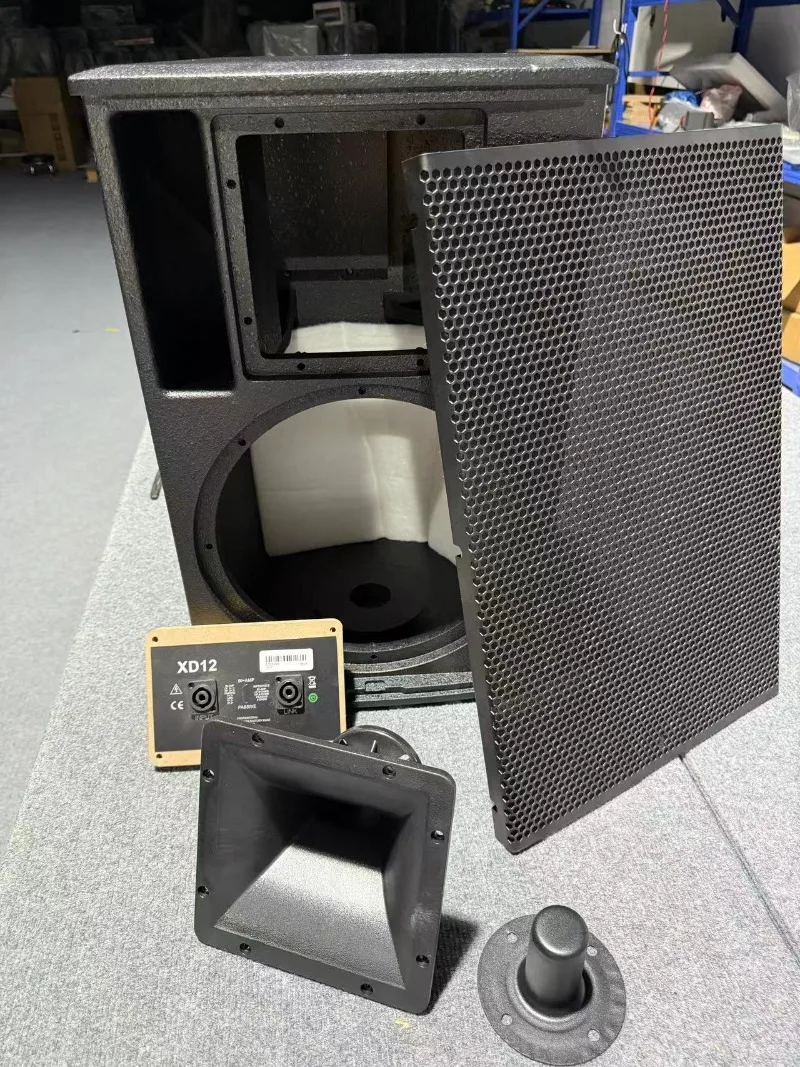12‑Inch Wooden Empty Speaker Cabinet Shell Replacement Audio Box For Stage Performance