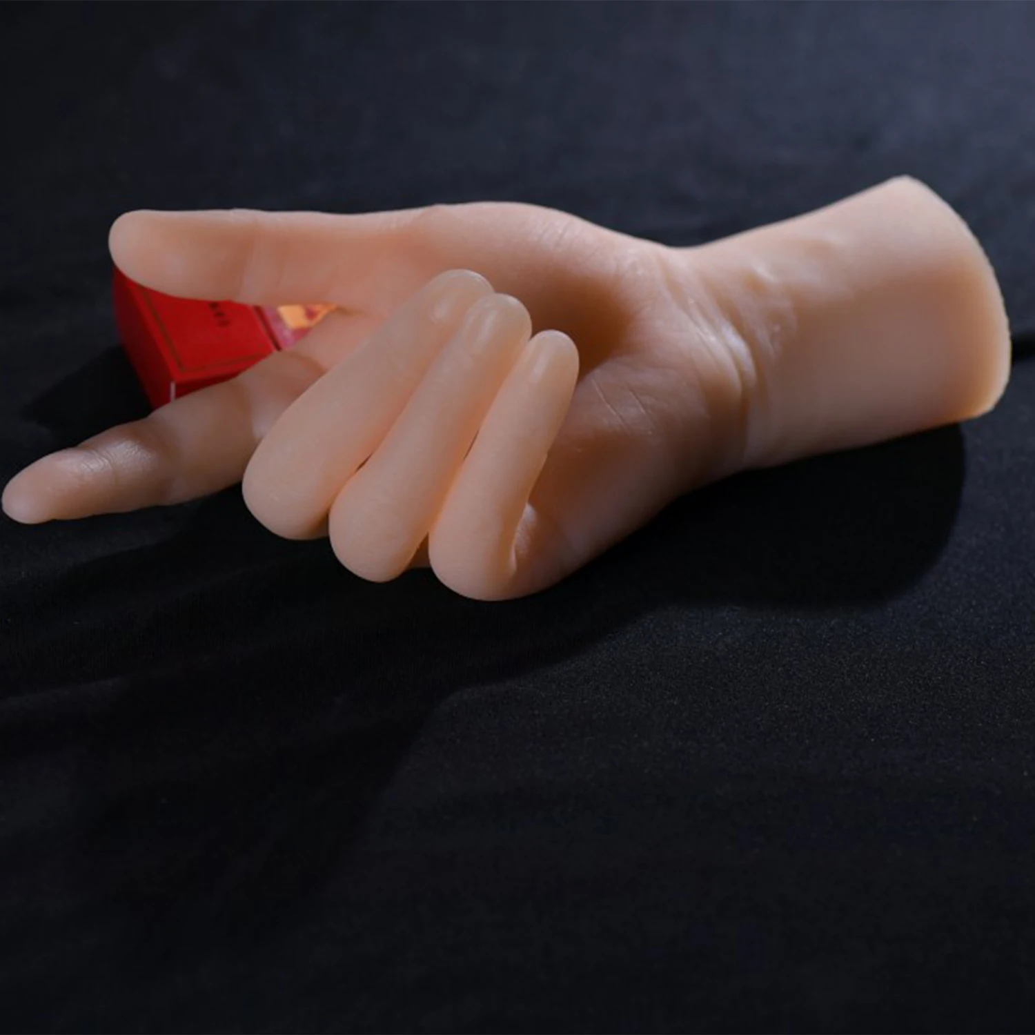 Silicone Hand Model Finger Bendable Positioning Male Mannequin Hand For Painting Photograph Jewelry Display Props