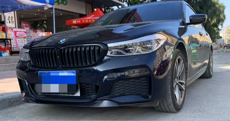 For BMW 6 Series GT G32 2018-2022 Real Carbon Fiber Front Lip Splitters+ Rear Diffuser Spoiler + Side Skirt+ Rearview Mirror