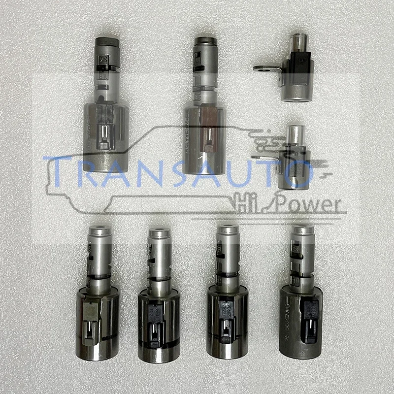 09G TF-60SN/TR60SN Transmission Shift Solenoid Kit 8PCS for AUDI A4 A3 TT Mini Saab VW Seat SKODA 100% Tested