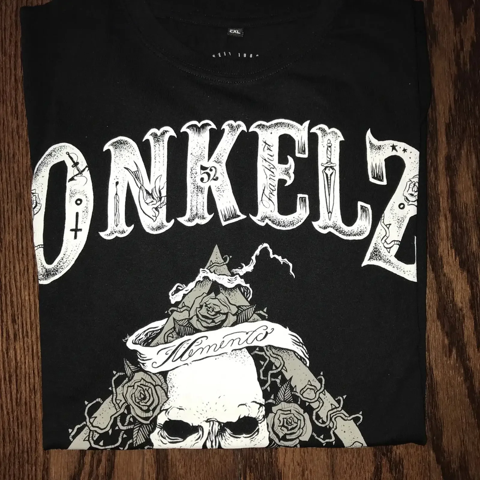 Boehse Onlelz T Shirt Memento men xxl fits xl vintage Washed homme Top For Everyday Wear fashion graphic Versatile Slightly