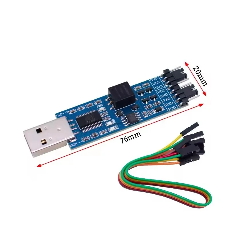 USB to TTL module FT232/CP2102/CH340 USB to UART serial port module with signal isolation