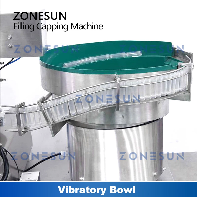 ZONESUN ZS-XBFC25S Automatic Test Tube Agentia Vessel Filling Capping Machine Vial Reagent Sample Production Auto Feeding