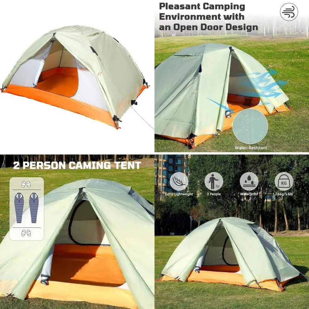 خيمة محمولة مقاومة للماء سريعة الإعداد للتخييم والشاطئ والمغامرات الخارجية