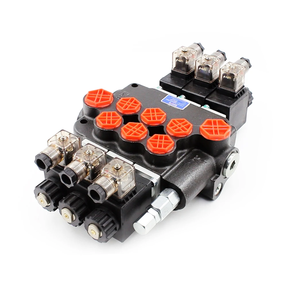 Electro-hydraulic Monoblock Control Valves P40 Flow Valve with Hydraulic Electrical Control Valve