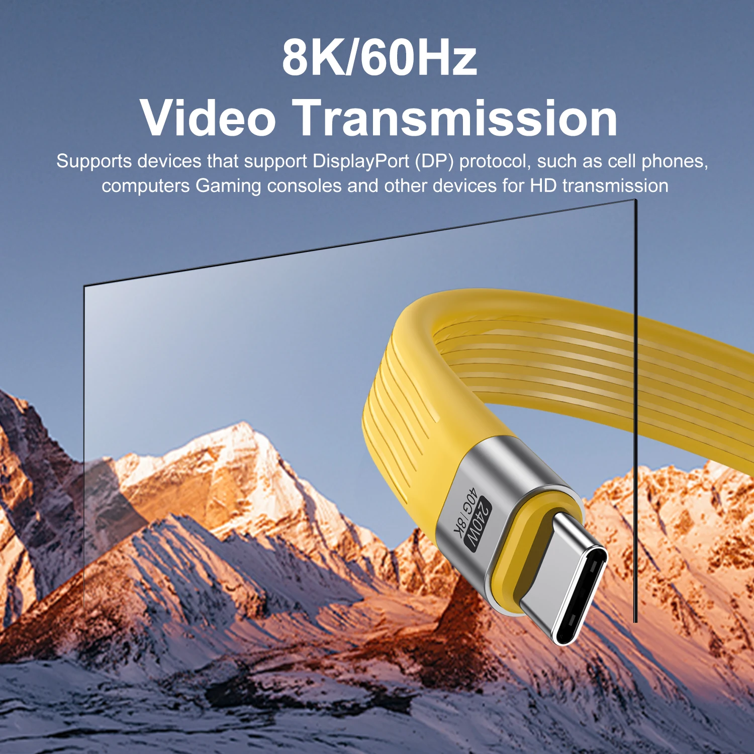 USLION 240 واط PD3.1 نوع C كابل شحن سريع USB C إلى نوع C سلك بيانات سلسلة المفاتيح المحمولة آيفون 16 15 برو ماكس Xiaomi 14 POCO #5