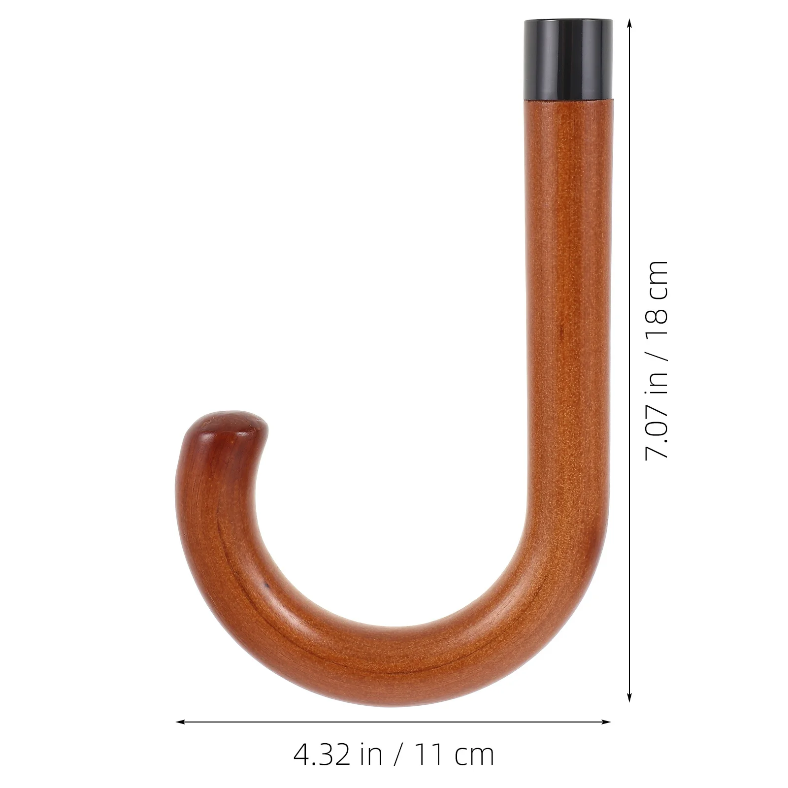 

Replacement Wood Umbrella Handle Grip Comfortable Secure Fit Most Umbrellas Rain Sun Use Umbrella Handle Accessory