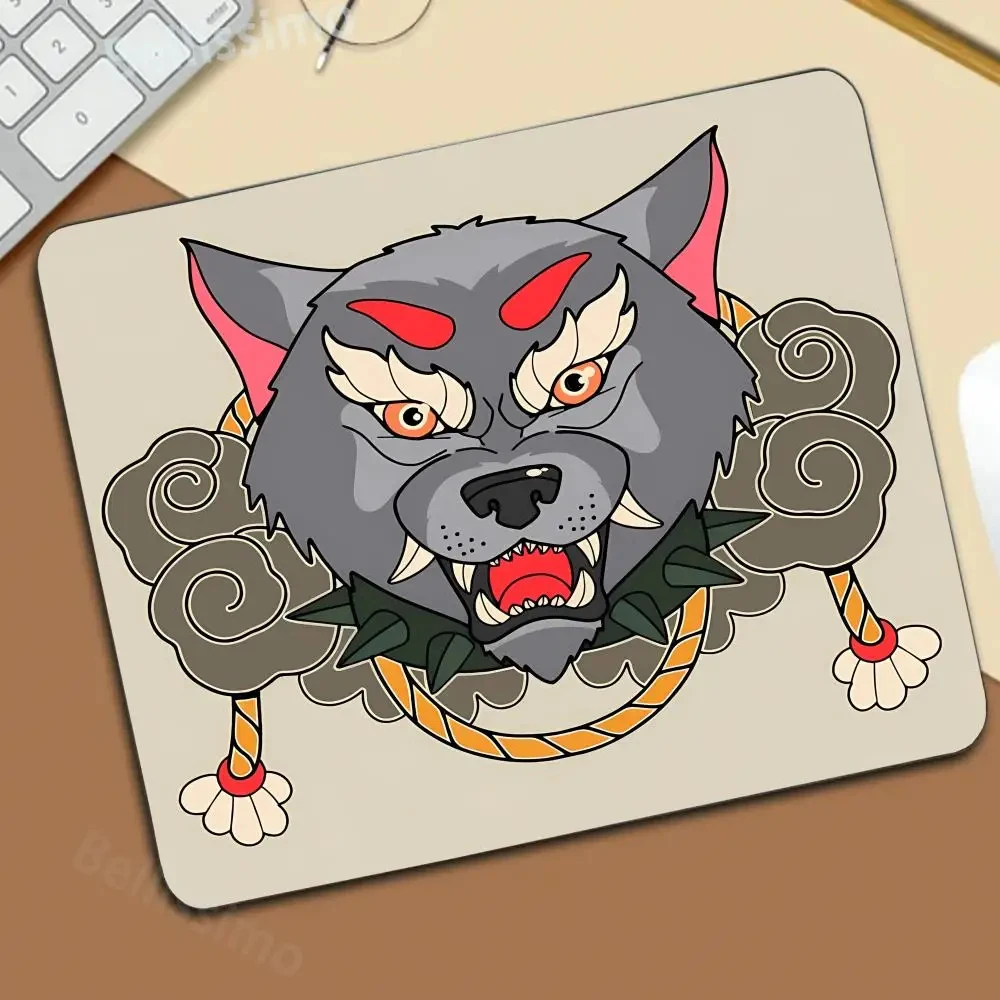 

Computer mouse pad PC 450x400 Galaxy Moon Fierce Wolf game mouse pad game mousepad laptop office mouse pad keyboard pad desk pad