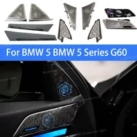 LED Speaker Cover with Ambient Light for BMW 5 Series G60, Crystal Ambient Light For BMW 5 Series G60 Rear Door