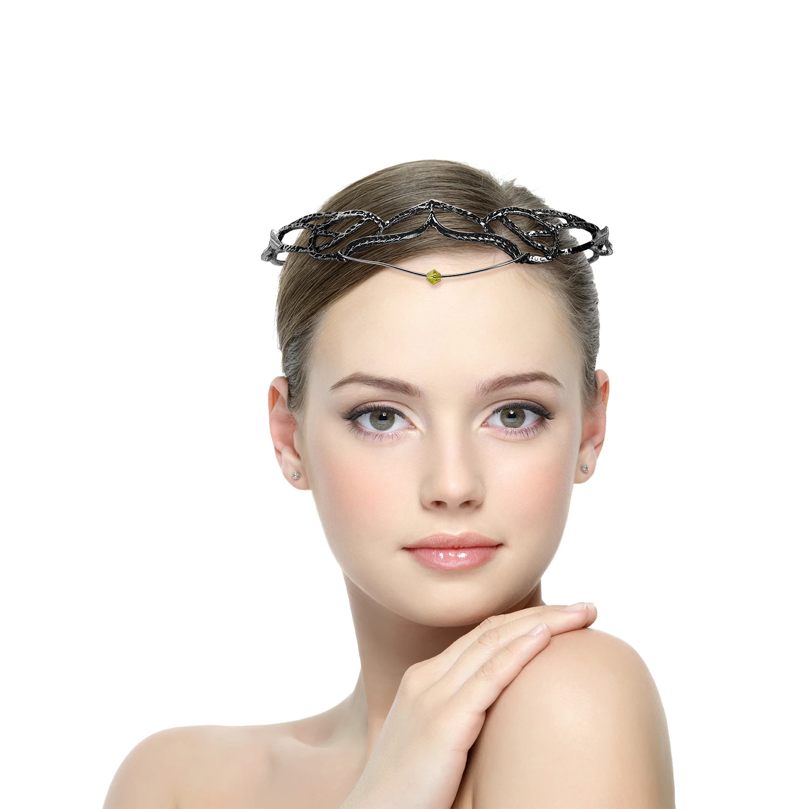 

Alloy Women Wedding Tiaras For Bride Tiara Bride Hair Accessories Fairy Wedding Headdress Styling Hairspray