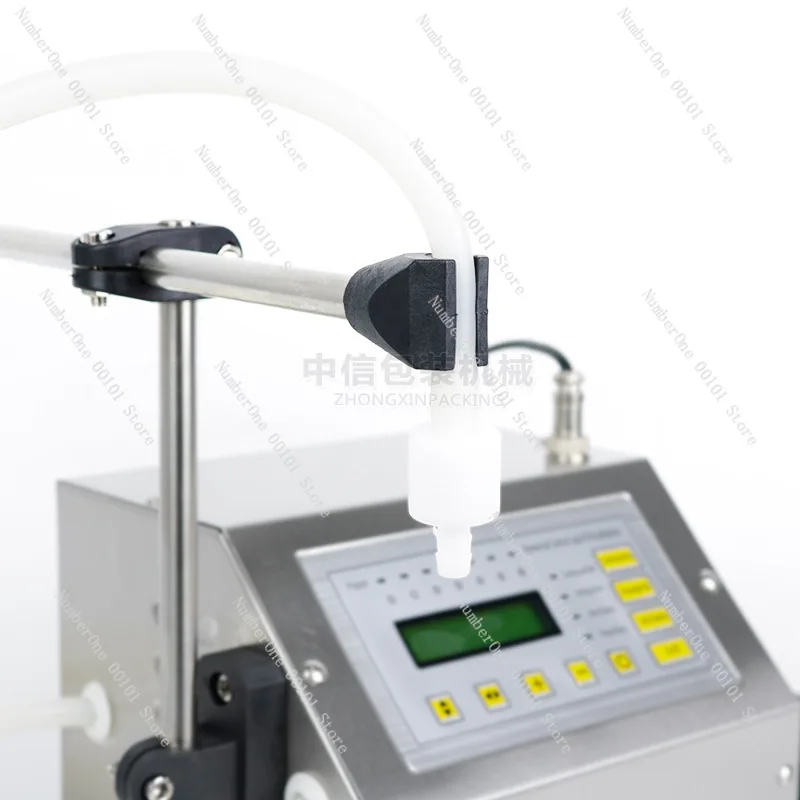 Numerical control small liquid filling machine GFK-160A, fruit juice beverage purified water 3.5L filling machine