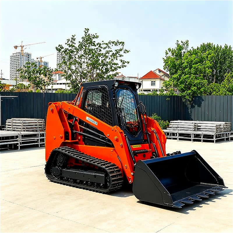 Mini Skid Steer Loader with High Performance Track Drive Earth Moving Machinery New Mini Skid Steer Loader Customized Hot Sale
