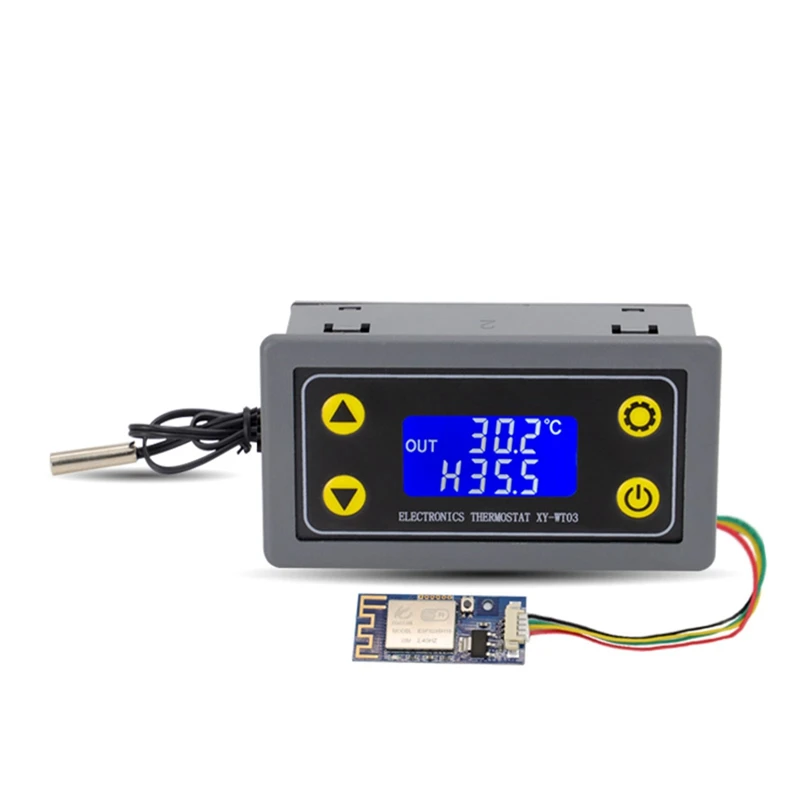 

XY-WT03 Remote High Precision Temperature Controller Module Cooling And Heating APP Temperature Alarm