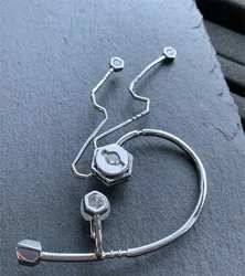 Design original Cyberpunk Ear-Hook para homens e mulheres, AI Sci-Fi, ligação de computador, Metal, Gothic, Tendência, Jóias da moda, Novo