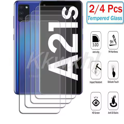 2-4PCS 9H HD Tempered Glass For Samsung Galaxy A21s 6.5" SamsungGalaxyA21s GalaxyA21s GalaxyA21 A21 Screen Protector Cover Film