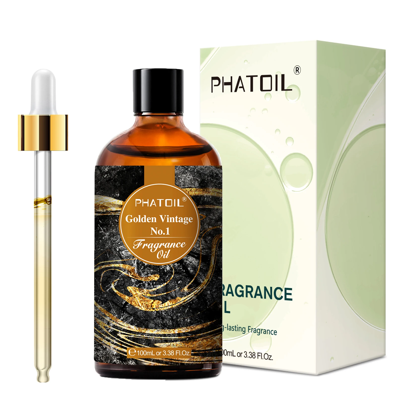 PHATOIL 100 ml Oud Warmth Duftöl für Diffusor, Aromatherapie, warmes Santal, Vanille, Amber, schwarze Orchidee, Aroma-Duftöle