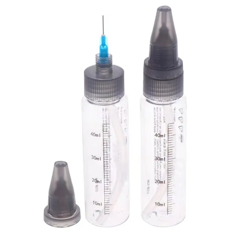 AT43-Portable Painting Tools 6Pcs Paint Mixing Bottles Wash-Free Airbrush Accessories Parts DIY Making Hobby Craft Tool