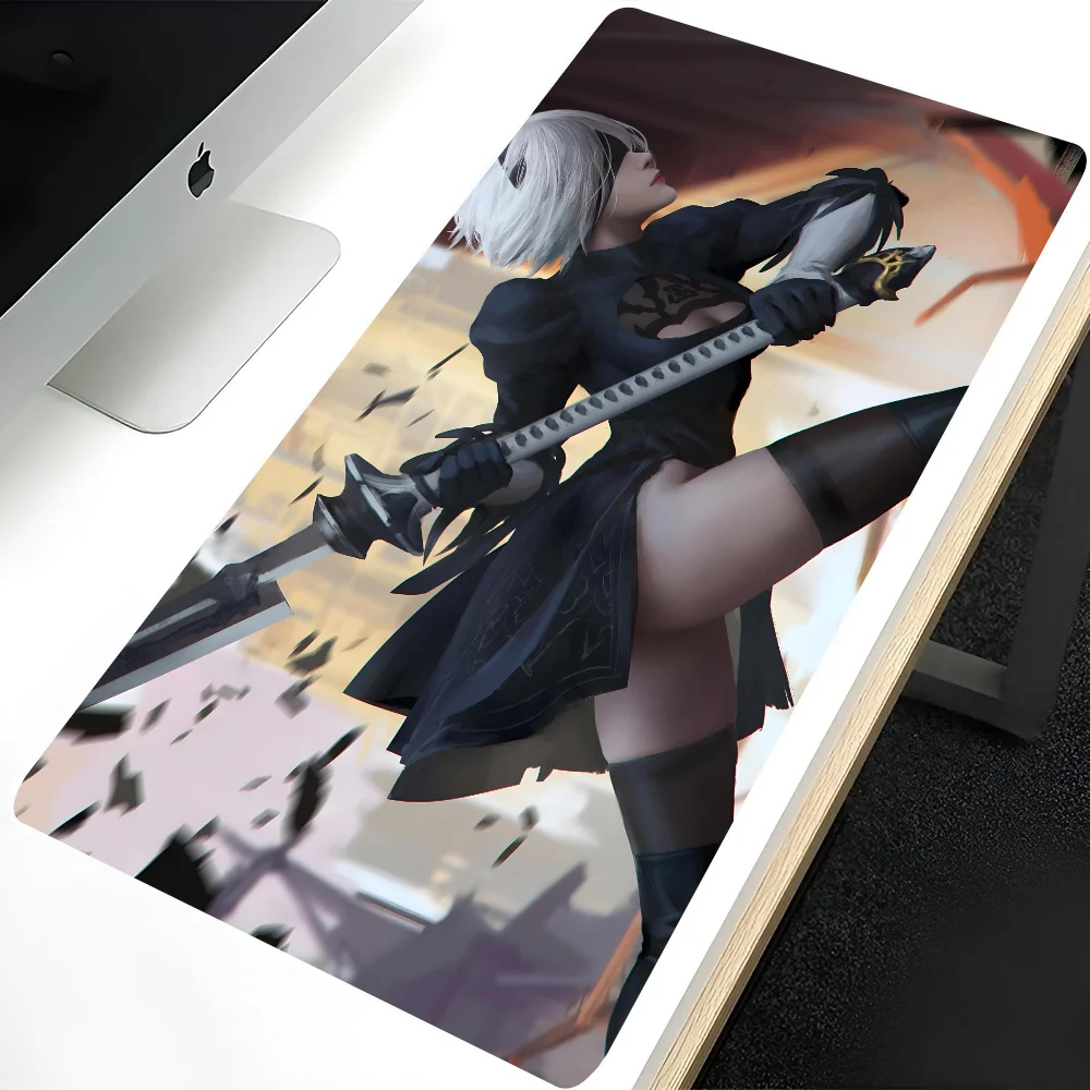 

1pc N-NieR Automata On PlayStation Non-slip Mouse Pad Suitable For Office Computers Laptops E-sports Game Desk Mats XXL Keyboard