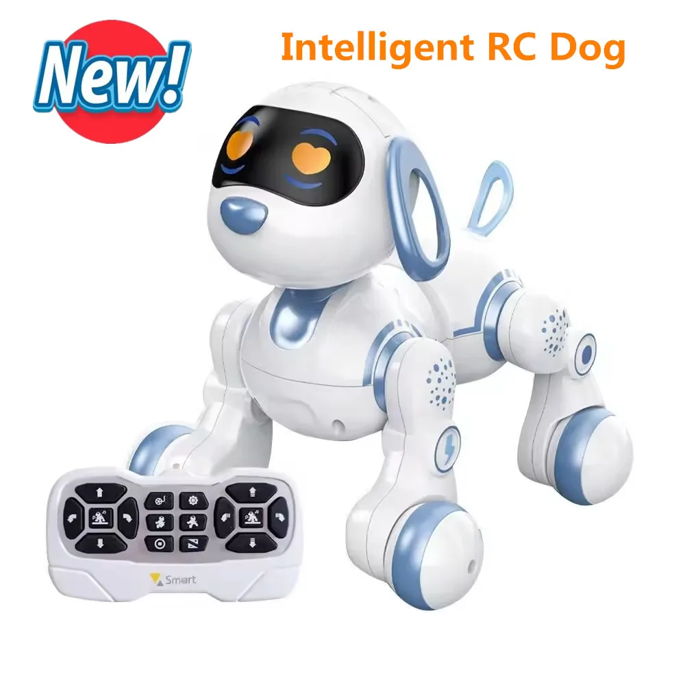 Programável Eletrônico Stunt Robot Dog, RC Robot Educação, Touch-Sense, Meninos e Meninas, Brinquedos para Crianças, 2.4ghz