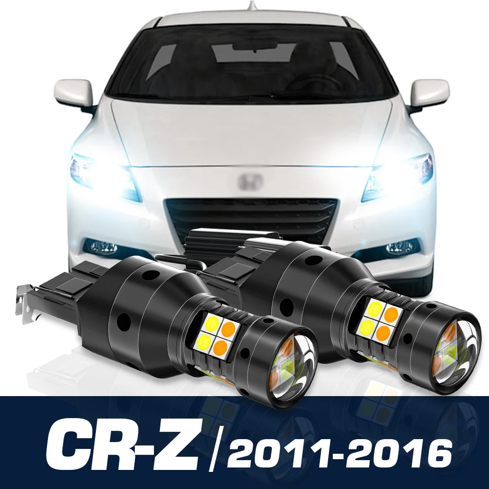 

2 шт., светодиодные двухрежимные поворотники для Honda светильник CRZ 2011-2016 2012 2013 2014 2015