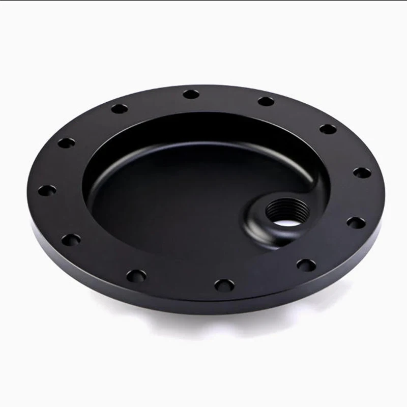 

Professional Precision CNC Machining Aluminum Metal Part Prototype Anodized Aluminum Alloy Circular Flange with Threaded Holes