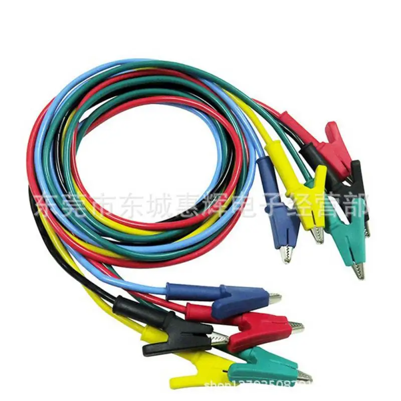 Dupont Silicone Jumper Cable Male/Female To Stackable Banana Plug 1M Stackable Dual 4mm Banana Plug To Banana Plug Strip Wire