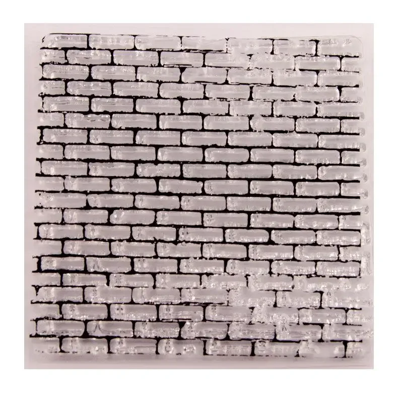 Old Stone Brick Wall Clear Stamps for Scrapbooking DIY Silicone Seals