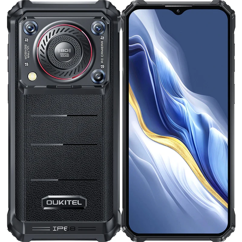 Oukitel WP36 Pro Rugged Smartphone Android Rugged Phone 10600mAh Battery 126dB Speaker Up to 24GB+256GB 6.52