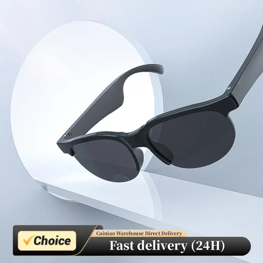 

AI Intelligent Translation Glasses Bluetooth-Compatible 5.4 Smart Glasses Wireless Sunglasses Music Sunglasses for Men and Women