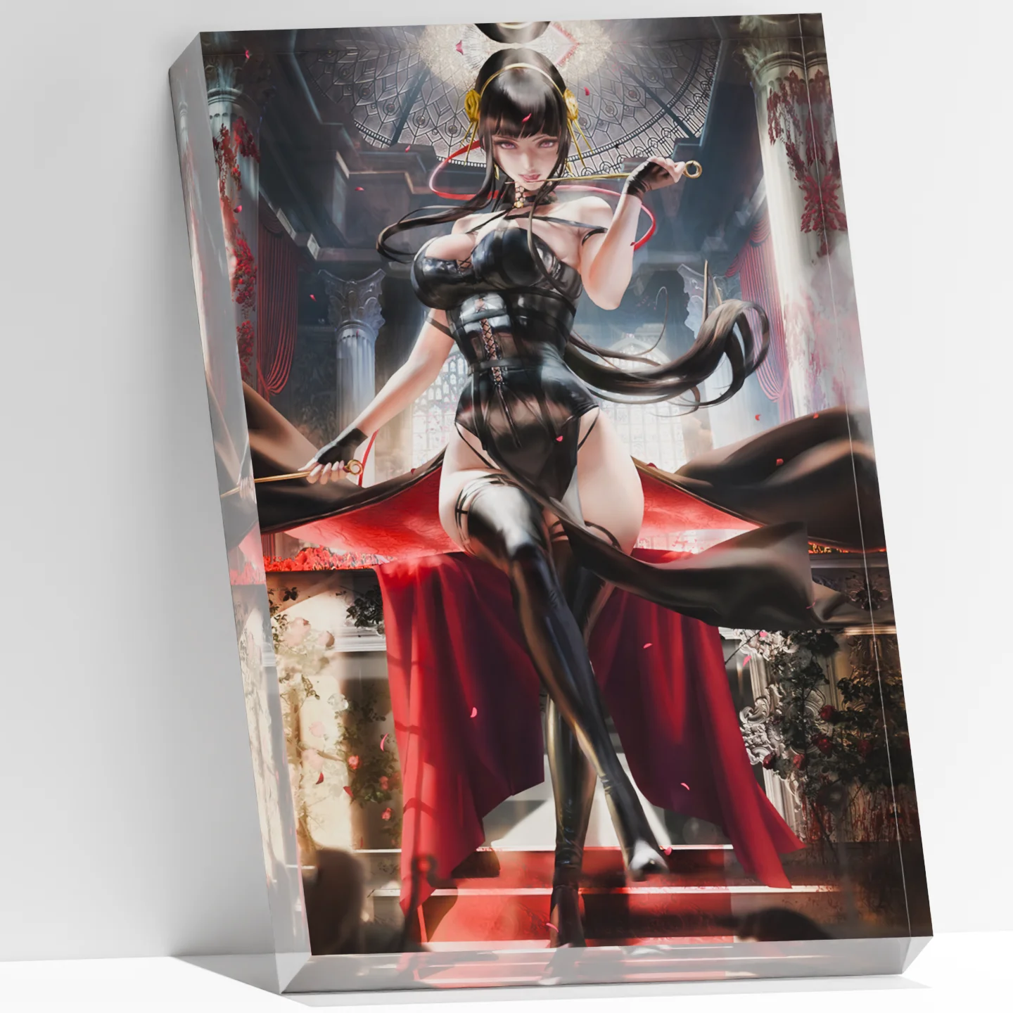 

Sexy Yor Forger Waifu Desk Poster, Spy Family Anime Acrylic Block, Thorn Princess Art, Collectible Gift for Men, Otaku