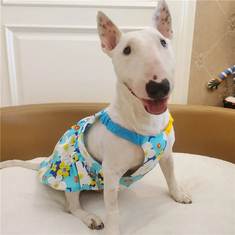 Vestido grande para mascotas, ropa de verano para perros grandes, falda Shiba Inu, Akita Corgi japonés, Golden Retriever, Husky, samoyedo, Labrador, ropa