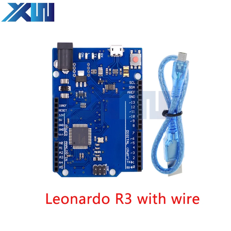 Leonardo R3 Microcontroller Original Atmega32u4 Development Board With USB Cable Compatible For Arduino DIY Starter Kit