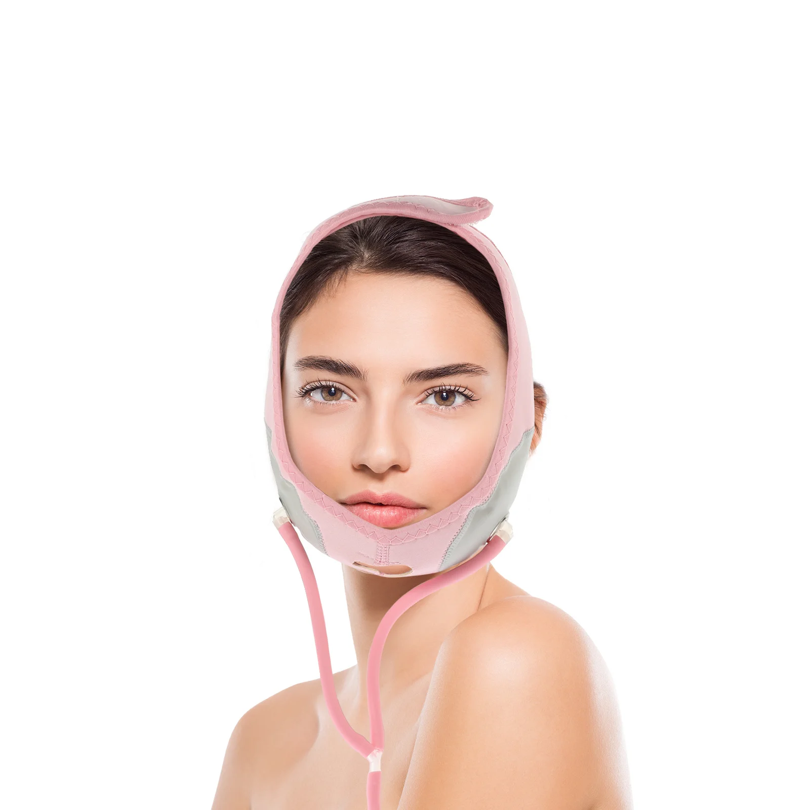 1 個インフレータブルフェイスリフター痩身ツール調節可能なストラップ女性のための使いやすいツール便利なフェイスリフトストラップ