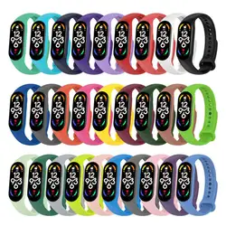 Pulsera para Xiaomi Mi Band 7, correa de silicona suave para reloj deportivo