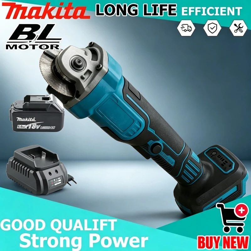 

Бесщеточная прямая шлифовальная машина Makita с 4 скоростями, для шлифовки, полировки, гравировки, электрический инструмент для аккумуляторов Makita