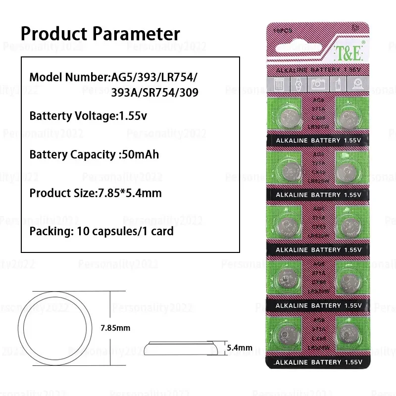 AG6 LR920 Batteries LR921 371 SR920SW 171 SR69 SR920 371 370 371A G6A Lr69 1.55V Alkaline Button Cell for Watch Battery