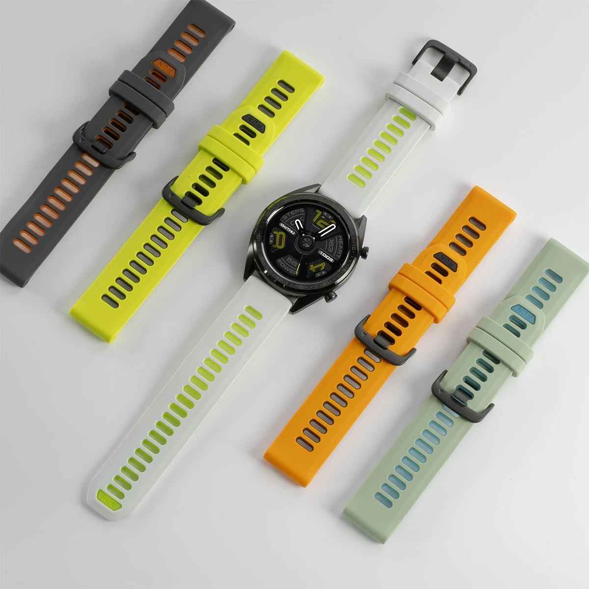 22mm Strap For Garmin Fenix 8/7/6/5 Quatix 5/6 Watch Band Forerunner 970 965 955 945 935 745 Sport Silicone Replacement Bracelet