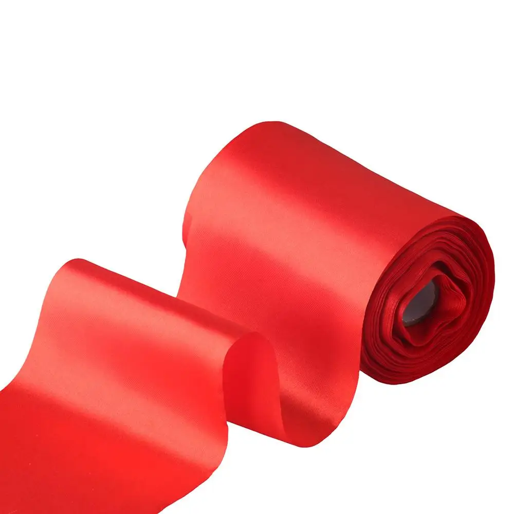 Wide Red Ribbon Pads Silk Band Satin Fabric Satin Ribbon Red Ribbon Red Satin