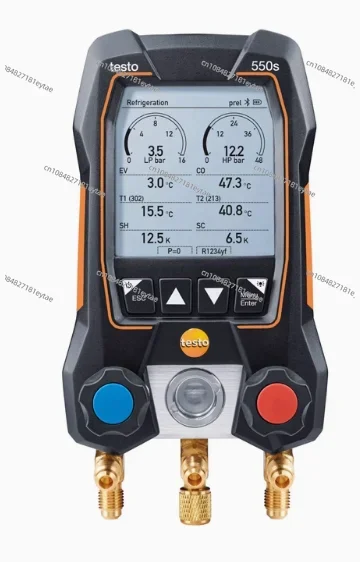 Testo testo550S/557S/549 air conditioning pressure gauge electronic refrigerant gauge liquid filling automobile digital fluoride