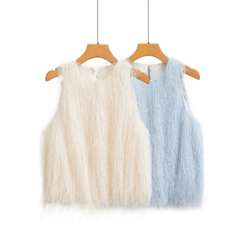2026 Women's Summer Casual Sleeveless Fringe Tank Top, Two Colors Available, Fashionable Flowy and Comfortable