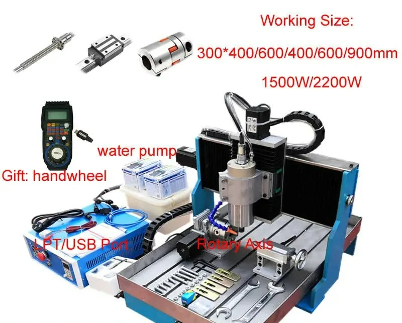 

Customizable Linear Guide Rail Metal Carving Router Engraving Milling Machine