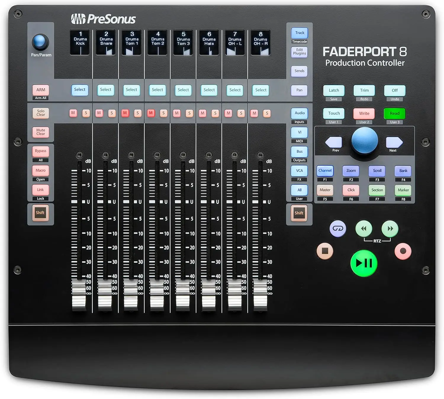 

Presonus Faderport8 FADERPORT 8 8-Channel Mix Production Controller