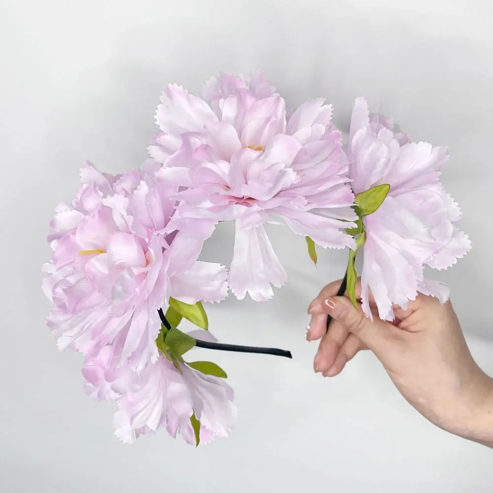 

Гирлянда для волос в богемном стиле для невесты, украшение для головы, цветочный ободок, регулируемый, милый, для пляжного отдыха