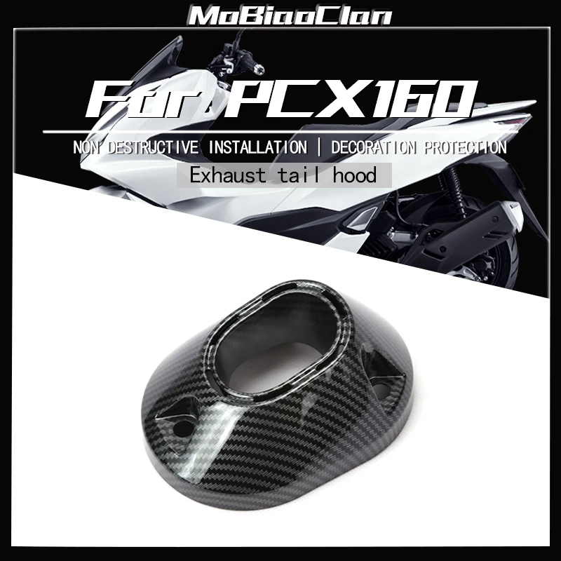 

For Honda PCX160 PCX125 2021-2024 PCX 160 PCX 125 Motorcycle Exhaust Pipe Cover Cowl Exhaust Port Protective Cover Accessories