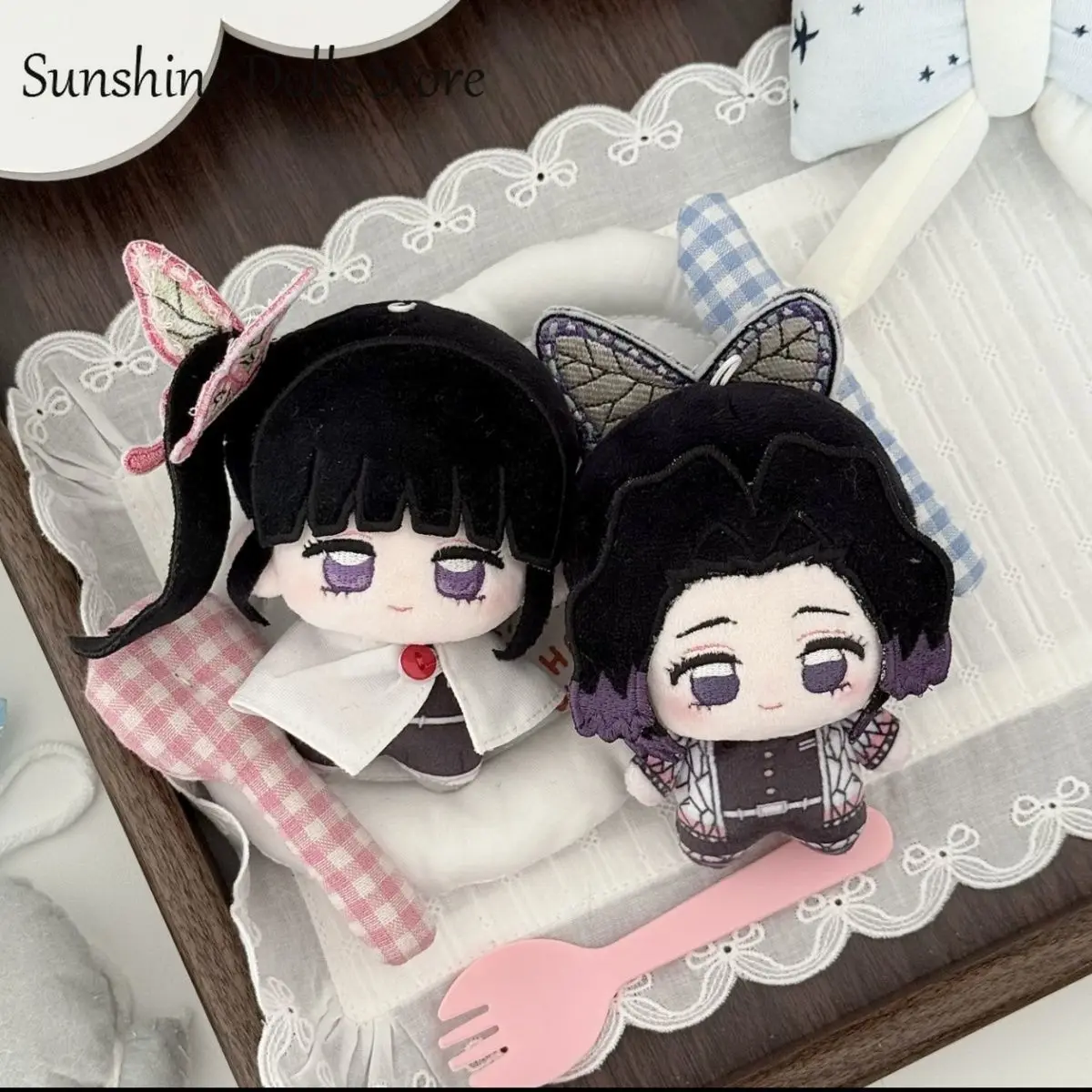 

Kochou Shinobu Tsuyuri Kanawo Anime Plush Cotton Doll Adorable Starfish Body Dolls 10CM Pendant Toys Ornament Plushie Gift