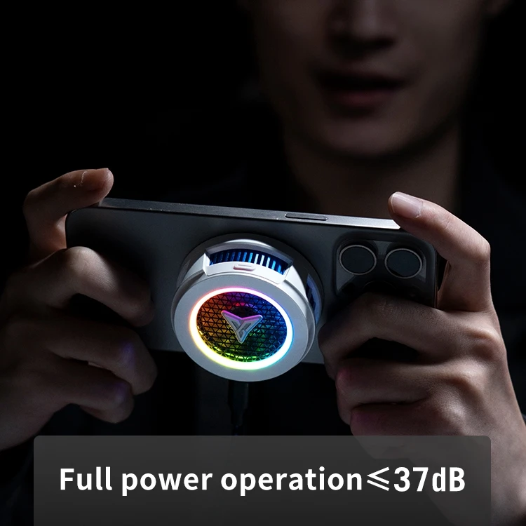 Flydigi B7X Radiator ponsel kipas pendingin pendingin Overclocking (OC) Mode lebih tinggi untuk 27W dukungan MagSafe untuk pendinginan